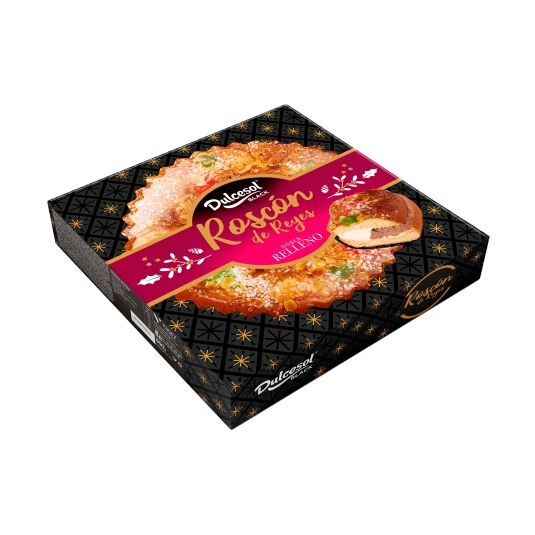 roscón reyes relleno doble nata/trufa, 850g