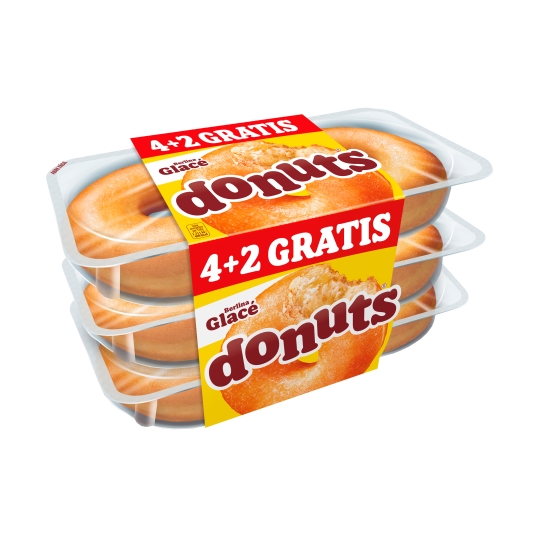 donuts glacé 4+2ud, 312g