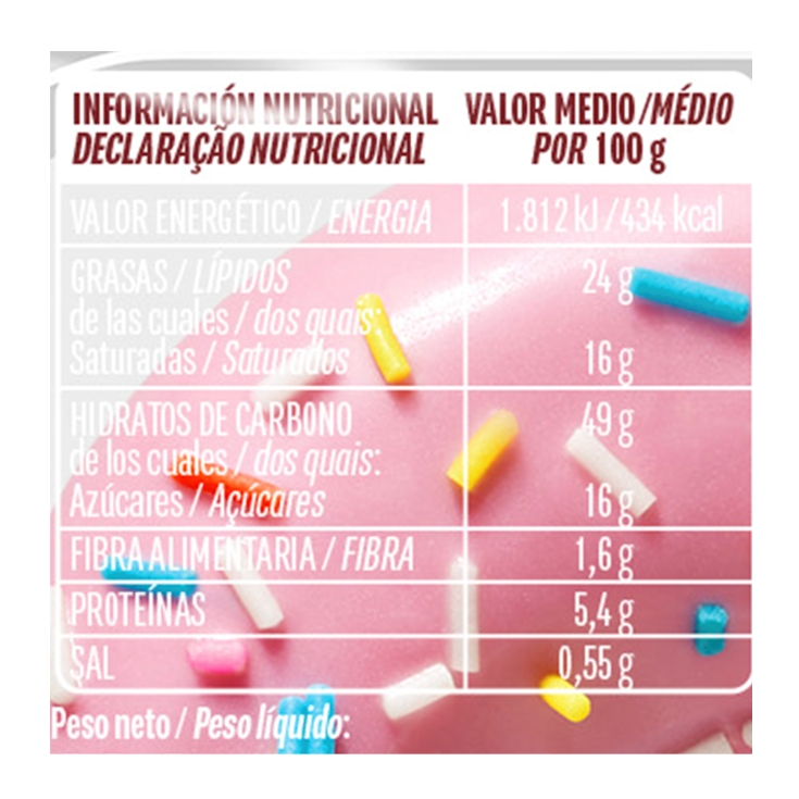 donuts los simpsons 2ud, 100g