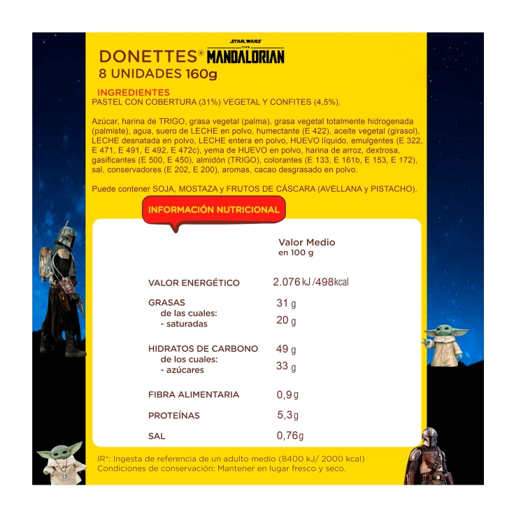 donettes the mandalorian 8ud, 160g