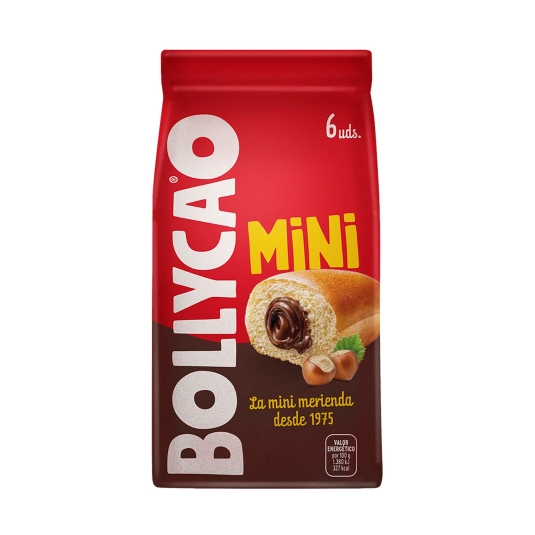 bollycao minis cacao 6ud, 90g