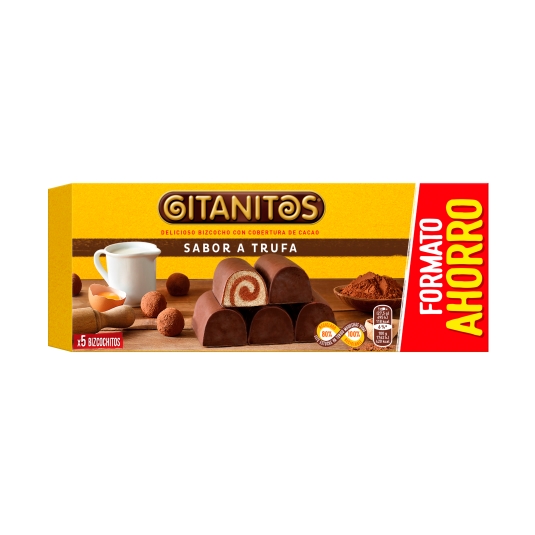 pastel sabor trufa 5ud, 138g