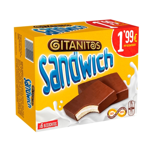 pastel sandwich 6ud, 0168g