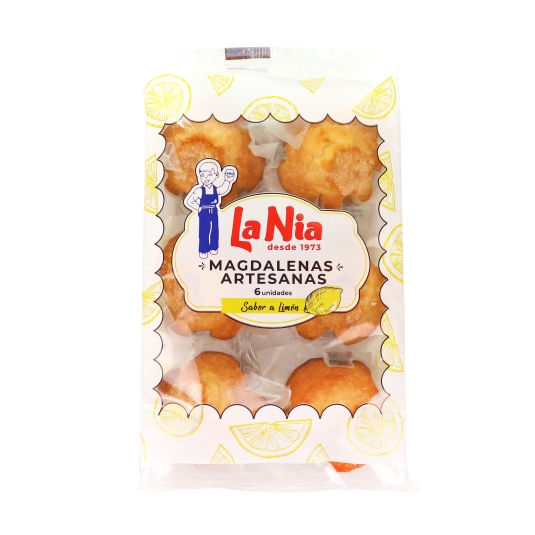magdalenas artesanas sabor limón, 220g
