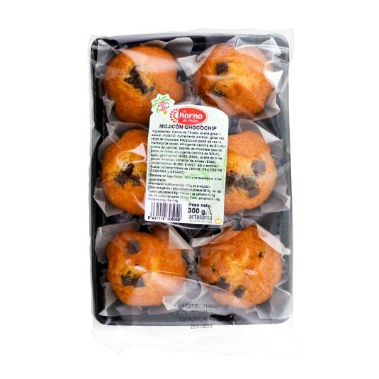 mojicones con chips 6ud, 300g