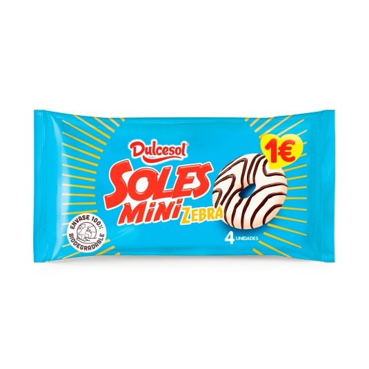 mini soles zebra 4ud, 80g