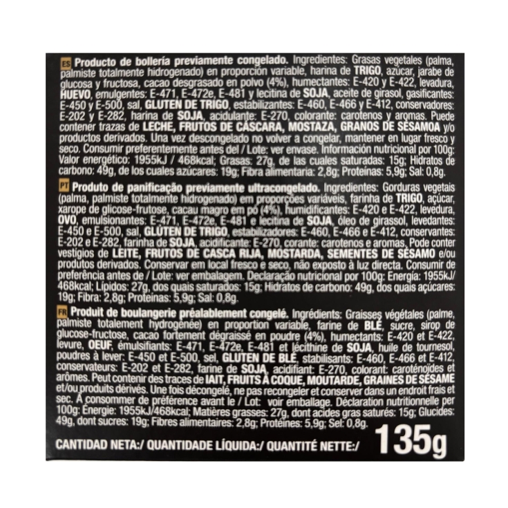 berlinas cacao 3ud, 135g