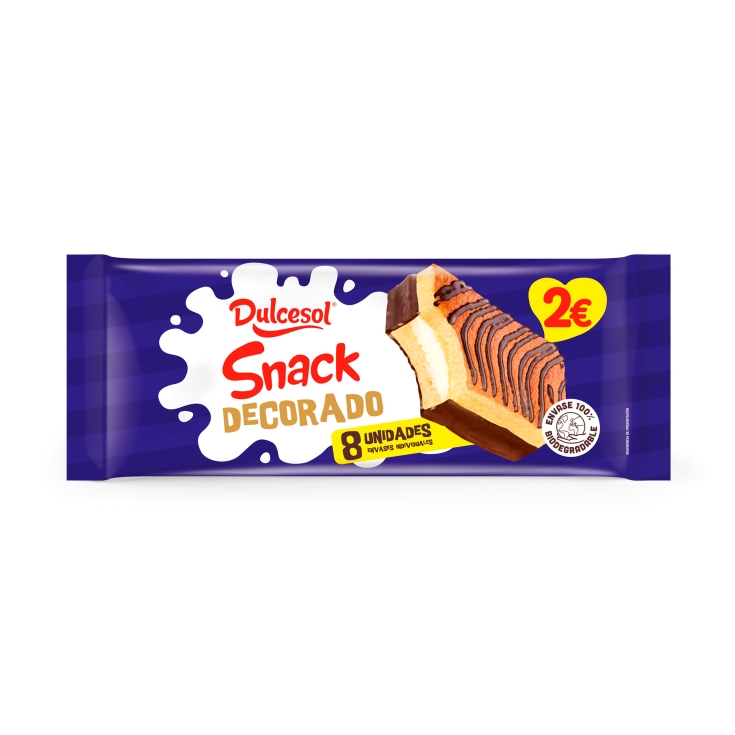 snack decorado 8ud, 272g