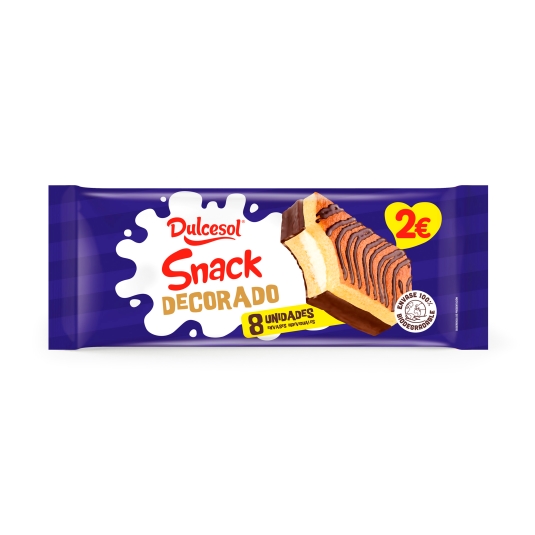 snack decorado 8ud, 272g
