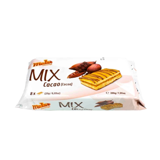 bizcocho mix cacao 8ud, 200g