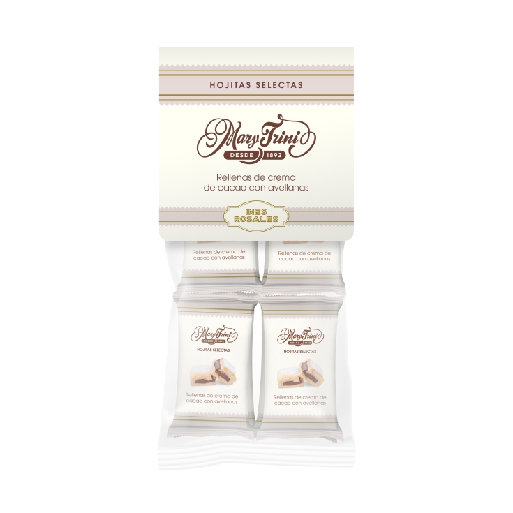 hojitas rellena crema cacao, 360g