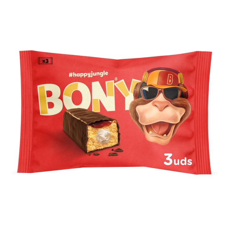 pastelitos bony 3ud, 165g