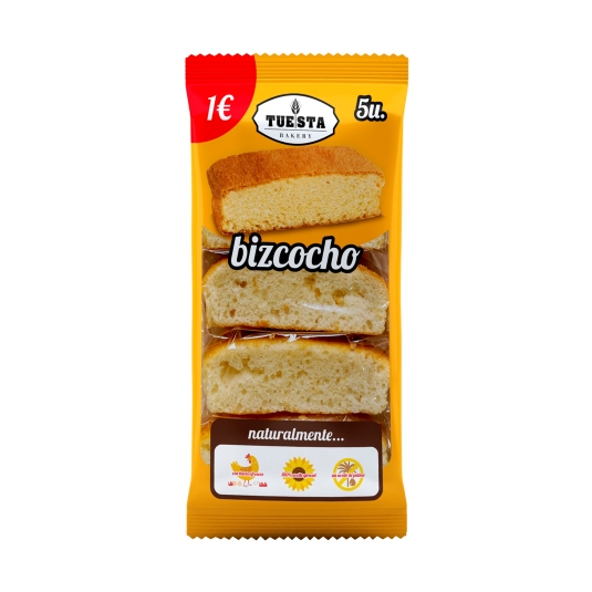 bizcocho 5ud, 125g