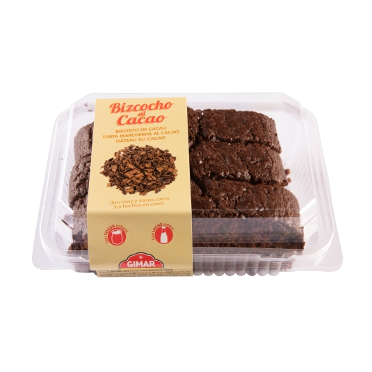 bizcocho gourmet al cacao, 300g