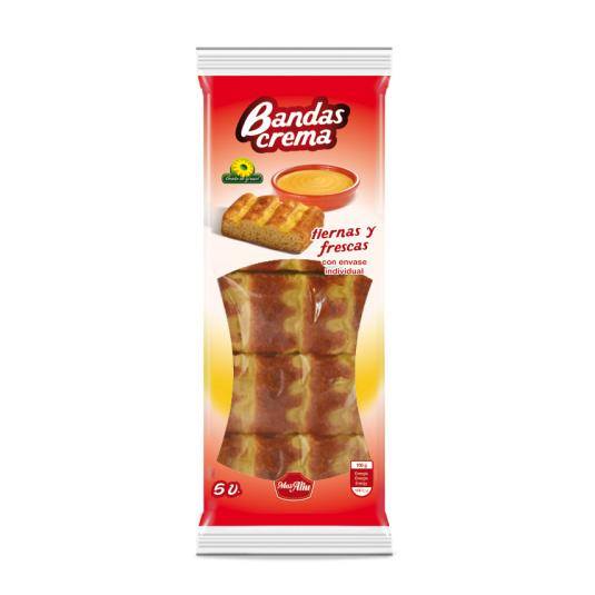 bandas crema 5ud, 170g