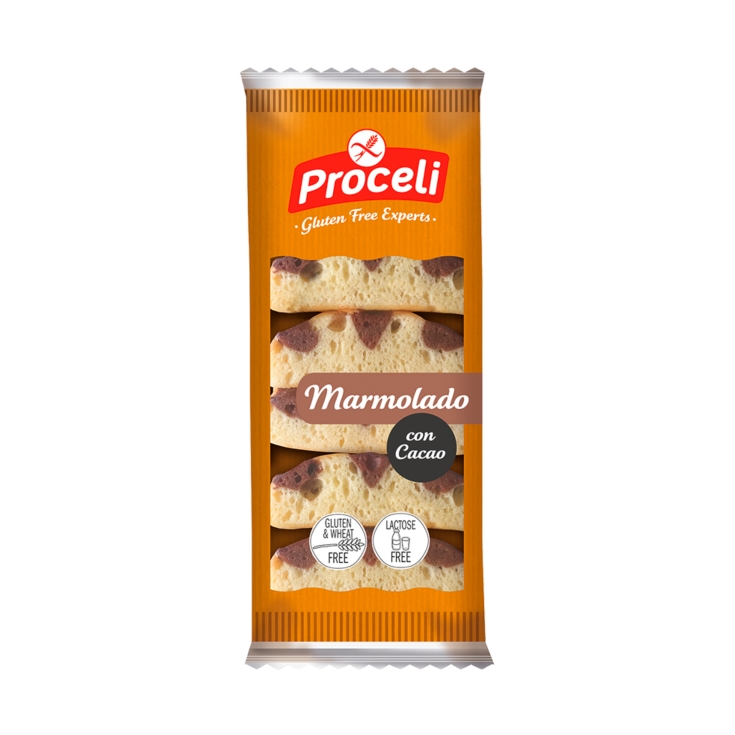bizcocho marmolado cacao sin gluten, 180g