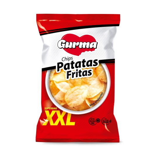 patatas fritas artesanas xxl, 500g