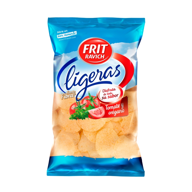 patatas ligeras tomate y orégano, 115g