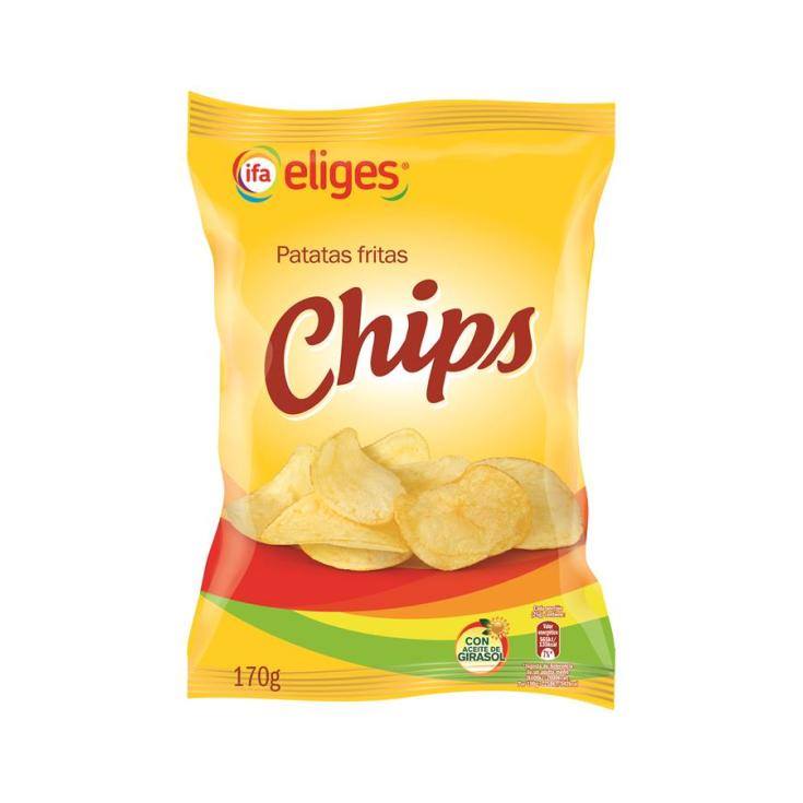patatas fritas chips, 170g