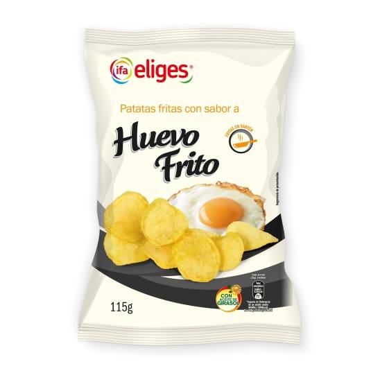 patatas sabor huevo frito, 115g