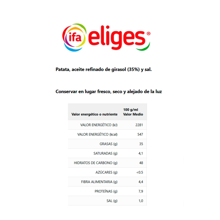 patatas fritas onduladas, 150g