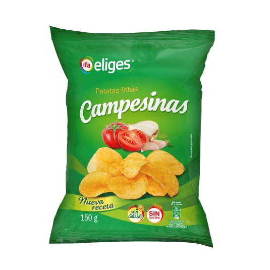patatas fritas campesinas, 150g