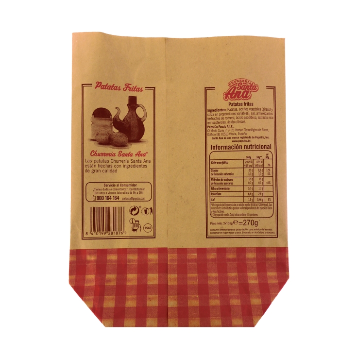patatas fritas cartucho 135g, pk-2