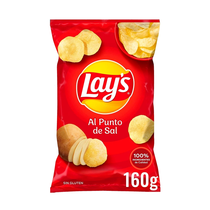 patatas punto sal, 160g