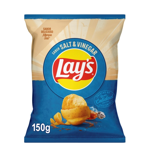 patatas sabor sal y vinagre, 150g