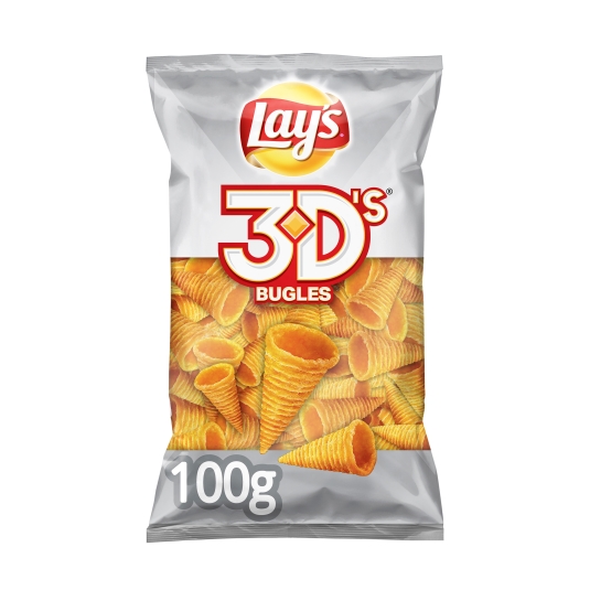 conos maíz bugles 3d´s, 100g