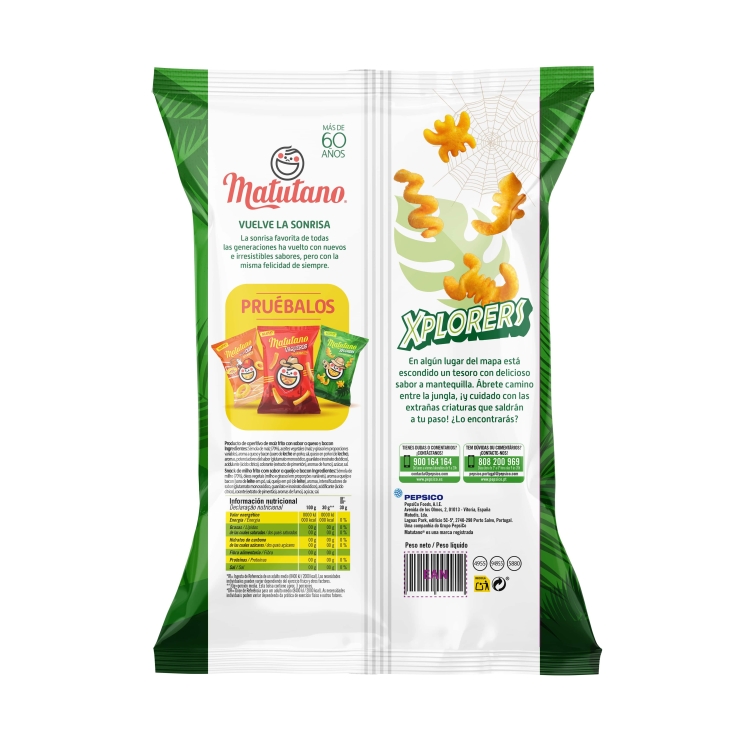 aperitivos xplorers mantequilla, 90g