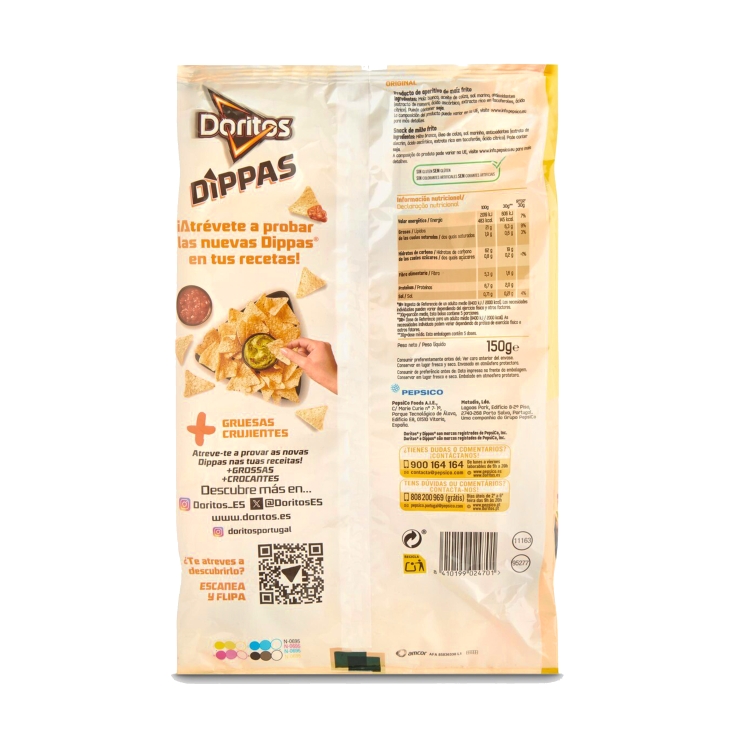 aperitivos dippas, 150g