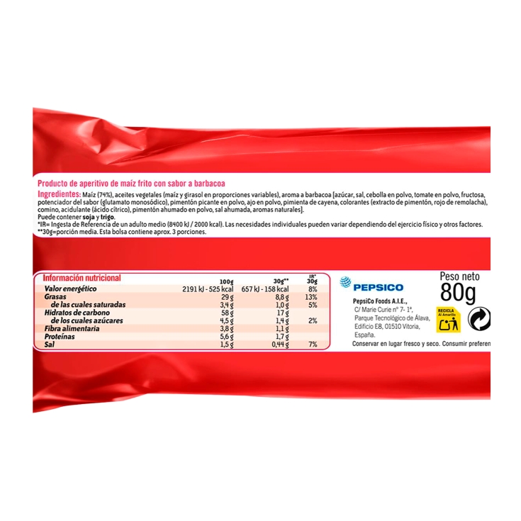 aperitivos bits original, 80g