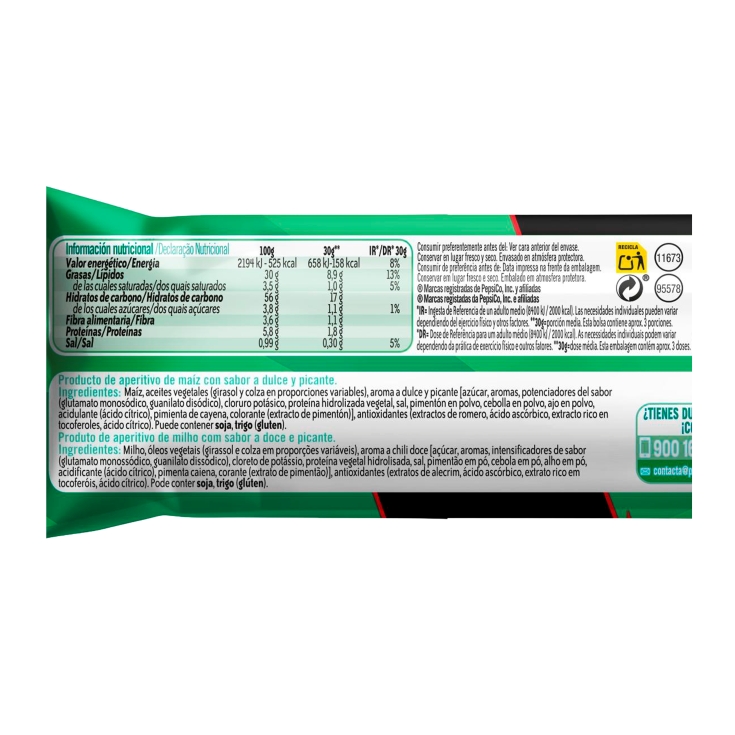 aperitivos bits sweet chilli, 80g