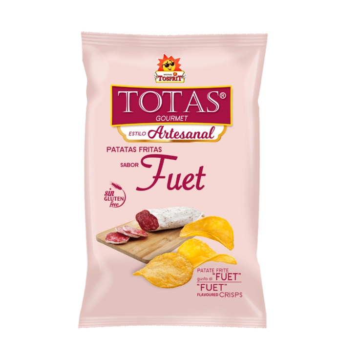 patatas fritas sabor fuet, 100g