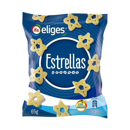 snacks estrellas, 65g