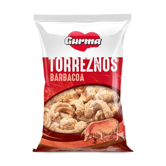 snack torreznos sabor bbq, 110g