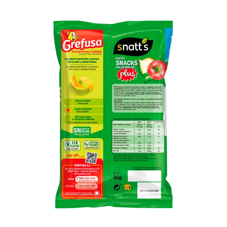 snack guisante sabor campesinas, 95g