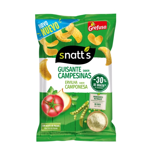 snack guisante sabor campesinas, 95g
