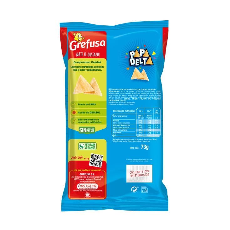 snacks papadelta, 73g