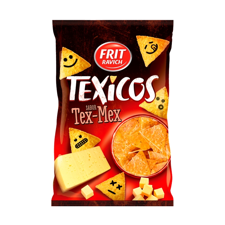 snacks texicos sabor tex-mex, 130g