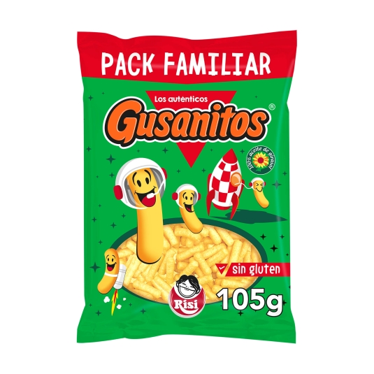 aperitivo gusanitos, 105g