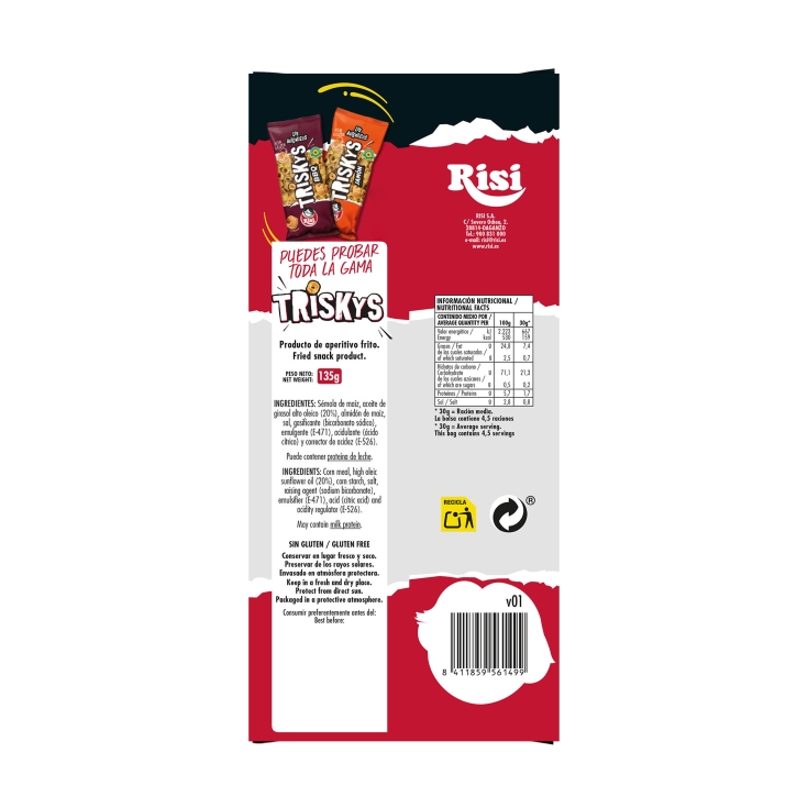 aperitivo triskys, 135g