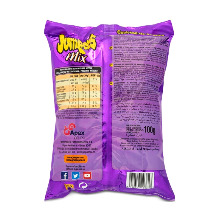 snacks cocktail mix, 100g