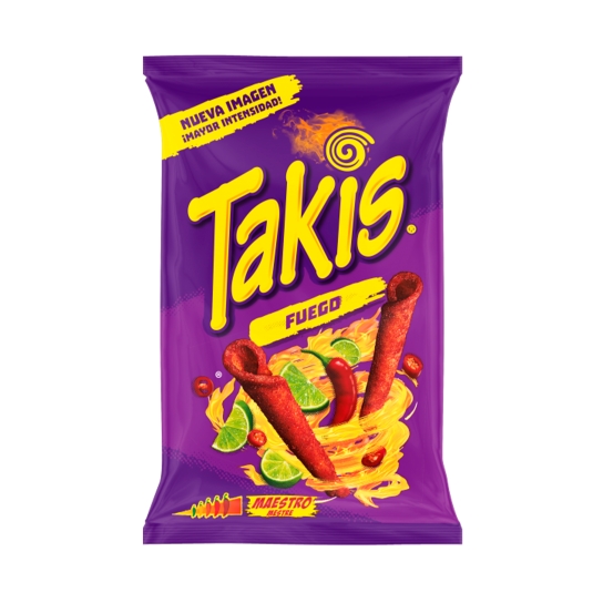 snacks fuego chile y lima, 130g