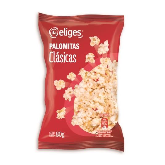 snacks palomitas clásicas, 80g