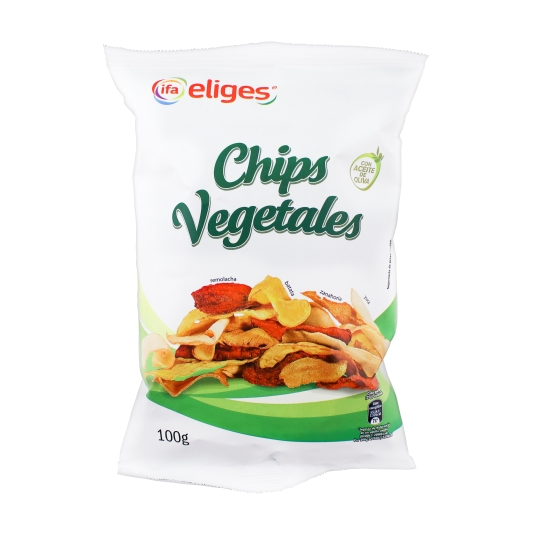 snacks mix chips vegetales, 100g