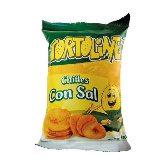 chifles con sal tortolines, 100g