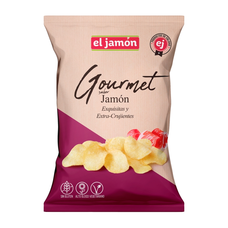 patatas fritas jamón gourmet, 120g