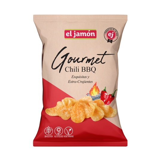 patatas chili bbq gourmet, 120g